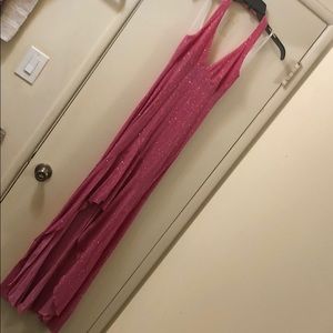 NWT Pink halter formal dress